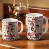 Custom Photo Couple I Love You Every Day - Personalized White Edge-to-Edge Mug Custom Photo Couple I Love You Every Day - Personalized White Edge-to-Edge Mug