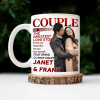 Custom Photo Couple Of The Year Magazine - Personalized Mug Custom Photo Couple Of The Year Magazine - Personalized Mug