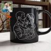Custom Photo Dad With Kid Drawing Style Black Mug Gift For Birthday, For Dad HO82 894204 Custom Photo Dad With Kid Drawing Style Black Mug Gift For Birthday, For Dad HO82 894204