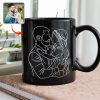 Custom Photo Dad With Kid Drawing Style Black Mug Gift For Birthday, For Dad HO82 894204 Custom Photo Dad With Kid Drawing Style Black Mug Gift For Birthday, For Dad HO82 894204