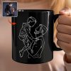 Custom Photo Dad With Kid Drawing Style Black Mug Gift For Birthday, For Dad HO82 894204 Custom Photo Dad With Kid Drawing Style Black Mug Gift For Birthday, For Dad HO82 894204