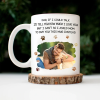 Custom Photo Dog Dad If I Could Talk - Personalized Mug Custom Photo Dog Dad If I Could Talk - Personalized Mug