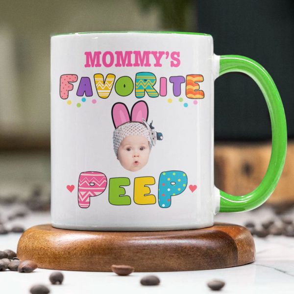 Custom Photo Favorite Peep For Easter Day Accent Mug TH10 892447 Custom Photo Favorite Peep For Easter Day Accent Mug TH10 892447