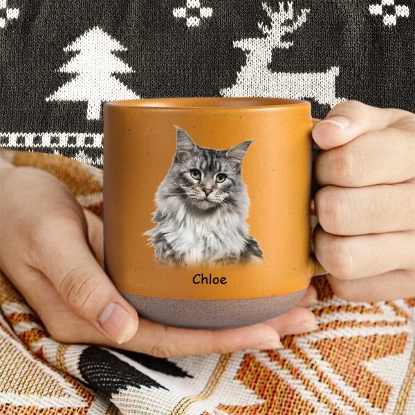 Custom Photo For Cat Lover Pottery Mug TH10 892083 Custom Photo For Cat Lover Pottery Mug TH10 892083