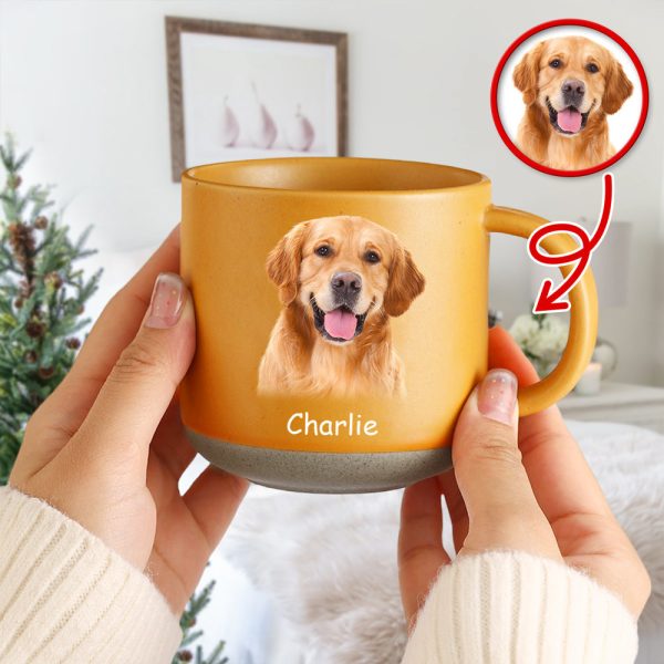 Custom Photo For Dog Lover Pottery Mug TH10 894773 Custom Photo For Dog Lover Pottery Mug TH10 894773