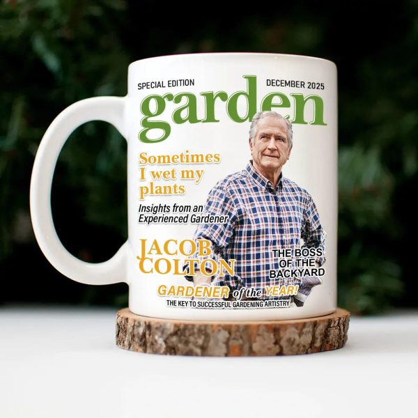 Custom Photo Garden Magazine - Personalized Mug Custom Photo Garden Magazine - Personalized Mug