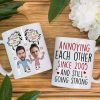 Custom Photo Gifts For Couple Coffee Mug Annoying Each Other