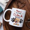 Custom Photo Gifts For Dog Mom Coffee Mug It's Treat O'clock Somewhere Custom Photo Gifts For Dog Mom Coffee Mug It's Treat O'clock Somewhere