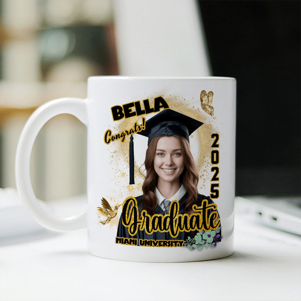 Custom Photo Graduation 2026 White Mug - Unique Keepsake Gift for Proud Grads LM32 893047
