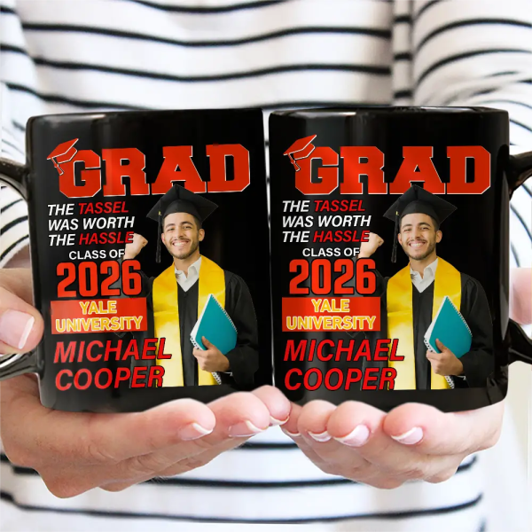Custom Photo Graduation Magazine - Personalized Mug Custom Photo Graduation Magazine - Personalized Mug