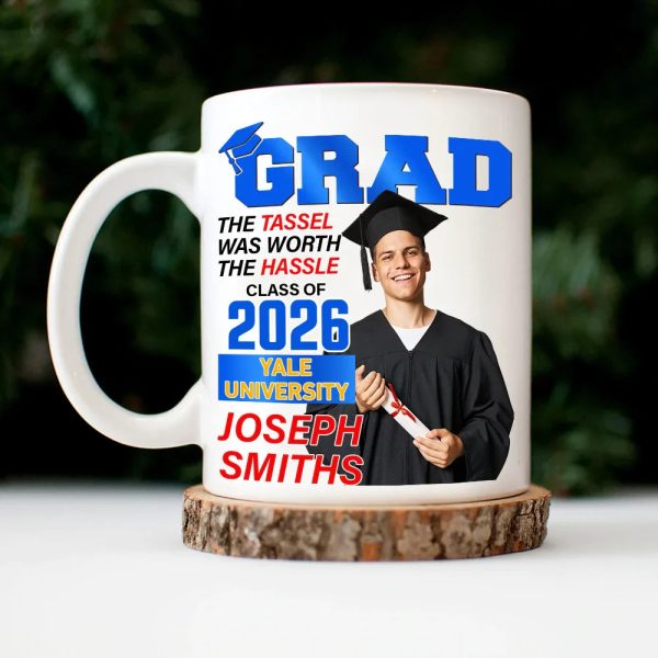 Custom Photo Graduation Magazine - Personalized Mug Custom Photo Graduation Magazine - Personalized Mug