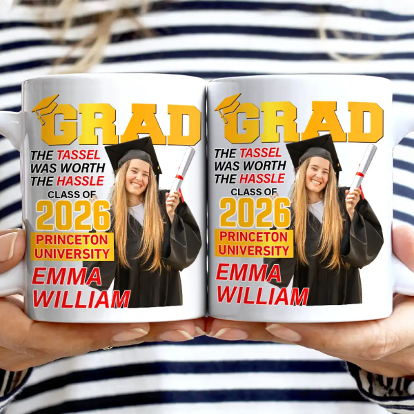 Custom Photo Graduation Magazine - Personalized Mug Custom Photo Graduation Magazine - Personalized Mug