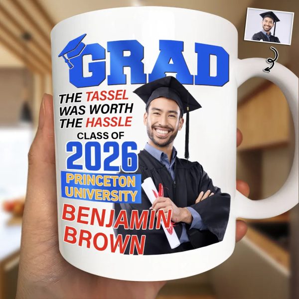 Custom Photo Graduation Magazine - Personalized Mug Custom Photo Graduation Magazine - Personalized Mug
