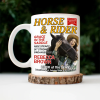 Custom Photo Horse And Rider Magazine - Personalized Mug Custom Photo Horse And Rider Magazine - Personalized Mug