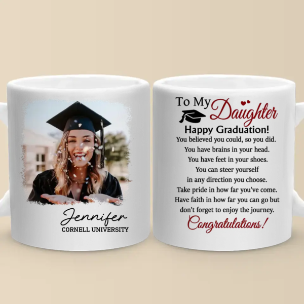 Custom Photo I Always Believed In You - Family Personalized Custom Mug - Graduation Gift For Family Members, Siblings, Brothers, Sisters Custom Photo I Always Believed In You - Family Personalized Custom Mug - Graduation Gift For Family Members, Siblings, Brothers, Sisters