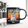 Custom Photo I Like Cats And Coffee Personalized Black Mug Gift For Cat Lovers LM32 895035 Custom Photo I Like Cats And Coffee Personalized Black Mug Gift For Cat Lovers LM32 895035