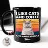 Custom Photo I Like Cats And Coffee Personalized Black Mug Gift For Cat Lovers LM32 895035 Custom Photo I Like Cats And Coffee Personalized Black Mug Gift For Cat Lovers LM32 895035