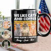 Custom Photo I Like Cats And Coffee Personalized Black Mug Gift For Cat Lovers LM32 895035 Custom Photo I Like Cats And Coffee Personalized Black Mug Gift For Cat Lovers LM32 895035