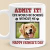 Custom Photo Life Would Be Boring Without Us, We Woof You - Dog & Cat Personalized Custom 3D Inflated Effect Printed Mug - Father's Day, Gift For Pet Owners, Pet Lovers Custom Photo Life Would Be Boring Without Us, We Woof You - Dog & Cat Personalized Custom 3D Inflated Effect Printed Mug - Father's Day, Gift For Pet Owners, Pet Lovers