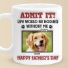 Custom Photo Life Would Be Boring Without Us, We Woof You - Dog & Cat Personalized Custom 3D Inflated Effect Printed Mug - Father's Day, Gift For Pet Owners, Pet Lovers Custom Photo Life Would Be Boring Without Us, We Woof You - Dog & Cat Personalized Custom 3D Inflated Effect Printed Mug - Father's Day, Gift For Pet Owners, Pet Lovers