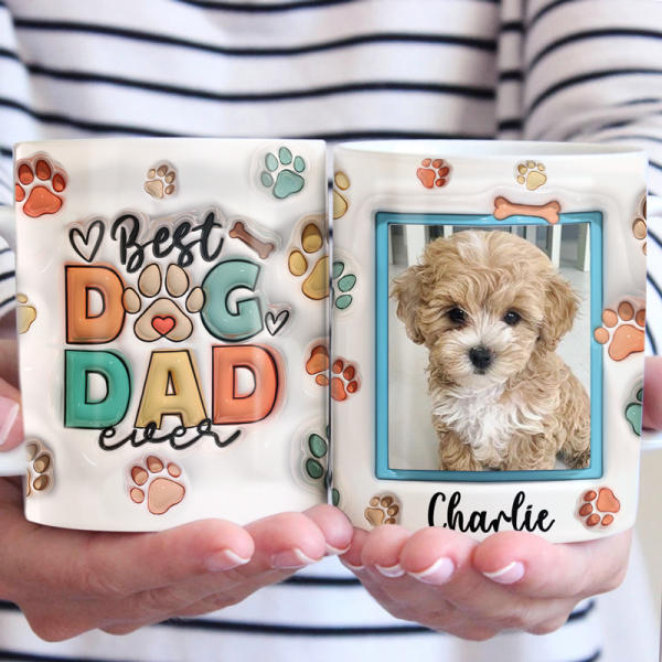 Custom Photo Love Me Love My Dog - Dog & Cat Personalized Custom 3D Inflated Effect Printed Mug - Christmas Gift For Pet Owners, Pet Lovers Custom Photo Love Me Love My Dog - Dog & Cat Personalized Custom 3D Inflated Effect Printed Mug - Christmas Gift For Pet Owners, Pet Lovers