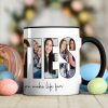 Custom Photo Love You Bestie Accent Mug TH10 892231 Custom Photo Love You Bestie Accent Mug TH10 892231