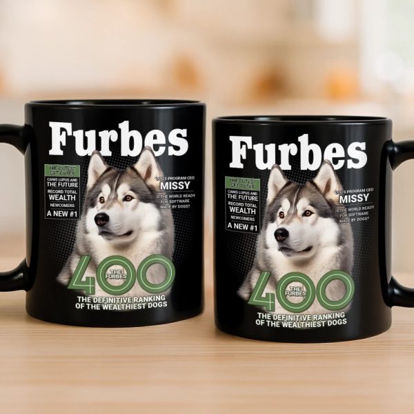 Custom Photo Magazine Black Mug - Personalized Birthday Gifts For Dog Cat Lovers, Dog Dad And Mom, Cat Owners - Sipping With My Fur Baby Custom Photo Magazine Black Mug - Personalized Birthday Gifts For Dog Cat Lovers, Dog Dad And Mom, Cat Owners - Sipping With My Fur Baby