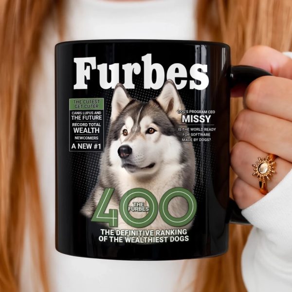 Custom Photo Magazine Black Mug - Personalized Birthday Gifts For Dog Cat Lovers, Dog Dad And Mom, Cat Owners - Sipping With My Fur Baby Custom Photo Magazine Black Mug - Personalized Birthday Gifts For Dog Cat Lovers, Dog Dad And Mom, Cat Owners - Sipping With My Fur Baby