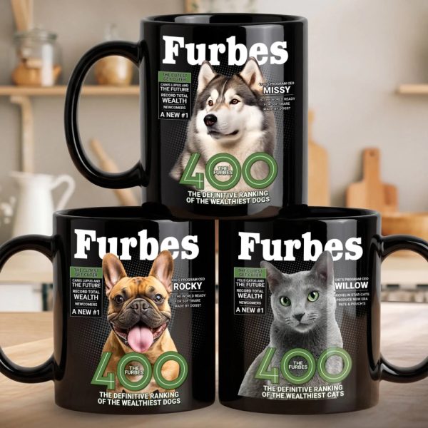 Custom Photo Magazine Black Mug - Personalized Birthday Gifts For Dog Cat Lovers, Dog Dad And Mom, Cat Owners - Sipping With My Fur Baby Custom Photo Magazine Black Mug - Personalized Birthday Gifts For Dog Cat Lovers, Dog Dad And Mom, Cat Owners - Sipping With My Fur Baby