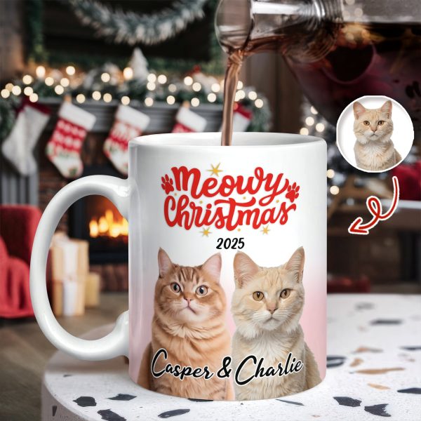Custom Photo Meoway Christmas Mug TH10 896097 Custom Photo Meoway Christmas Mug TH10 896097