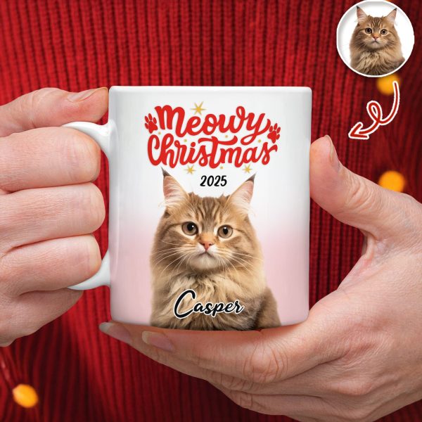 Custom Photo Meoway Christmas Mug TH10 896097 Custom Photo Meoway Christmas Mug TH10 896097