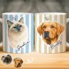 Custom Photo Mug - Personalized Birthday Gifts For Dog Cat Lovers, Dog Dad And Mom, Cat Owners - Home Feels Warmer With You Custom Photo Mug - Personalized Birthday Gifts For Dog Cat Lovers, Dog Dad And Mom, Cat Owners - Home Feels Warmer With You