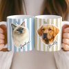 Custom Photo Mug - Personalized Birthday Gifts For Dog Cat Lovers, Dog Dad And Mom, Cat Owners - Home Feels Warmer With You Custom Photo Mug - Personalized Birthday Gifts For Dog Cat Lovers, Dog Dad And Mom, Cat Owners - Home Feels Warmer With You