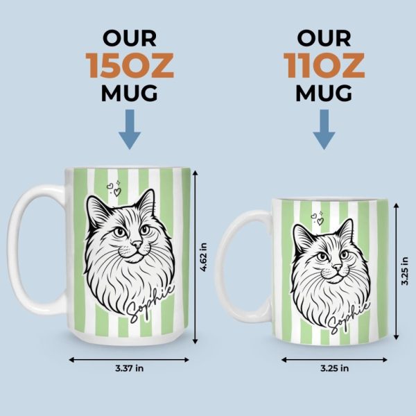 Custom Photo Mug - Personalized Birthday Gifts For Dog Cat Lovers, Dog Dad And Mom, Cat Owners - Pets Make Life Cuter