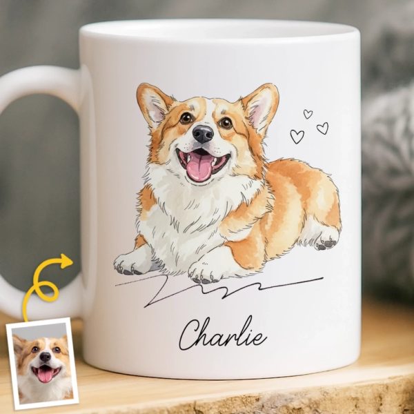 Custom Photo Mug - Personalized Christmas Birthday Gifts For Dog Cat Lovers, Dog Dad And Mom, Cat Owners - Dog Hair Is My Glitter Custom Photo Mug - Personalized Christmas Birthday Gifts For Dog Cat Lovers, Dog Dad And Mom, Cat Owners - Dog Hair Is My Glitter