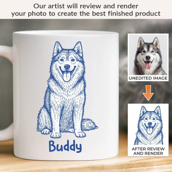 Custom Photo Mug - Personalized Christmas Birthday Gifts For Dog Cat Lovers, Dog Dad And Mom, Cat Owners - Love Begins With A Wet Nose Custom Photo Mug - Personalized Christmas Birthday Gifts For Dog Cat Lovers, Dog Dad And Mom, Cat Owners - Love Begins With A Wet Nose
