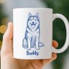 Custom Photo Mug - Personalized Christmas Birthday Gifts For Dog Cat Lovers, Dog Dad And Mom, Cat Owners - Love Begins With A Wet Nose Custom Photo Mug - Personalized Christmas Birthday Gifts For Dog Cat Lovers, Dog Dad And Mom, Cat Owners - Love Begins With A Wet Nose