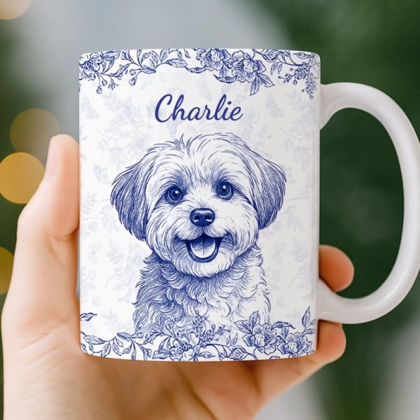 Custom Photo Mug - Personalized Christmas Birthday Gifts For Dog Cat Lovers, Dog Dad And Mom, Cat Owners - Pawsitive Chaos Only
