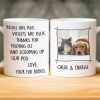 Custom Photo Mug - Personalized Christmas Birthday Gifts For Dog Cat Lovers, Dog Dad And Mom, Cat Owners - Your Daily Chore Reminder Custom Photo Mug - Personalized Christmas Birthday Gifts For Dog Cat Lovers, Dog Dad And Mom, Cat Owners - Your Daily Chore Reminder