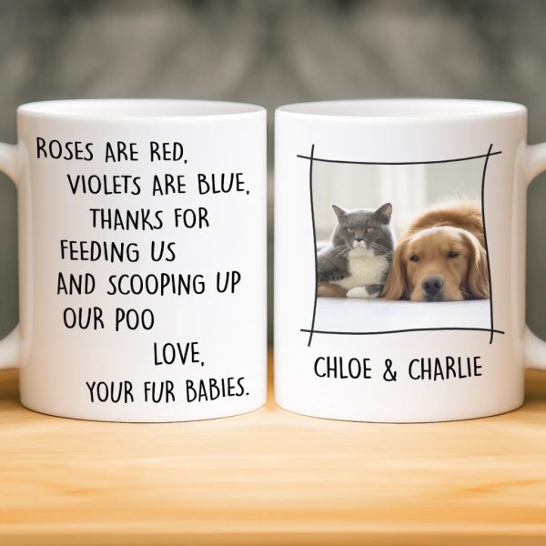 Custom Photo Mug - Personalized Christmas Birthday Gifts For Dog Cat Lovers, Dog Dad And Mom, Cat Owners - Your Daily Chore Reminder Custom Photo Mug - Personalized Christmas Birthday Gifts For Dog Cat Lovers, Dog Dad And Mom, Cat Owners - Your Daily Chore Reminder