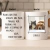 Custom Photo Mug - Personalized Christmas Birthday Gifts For Dog Cat Lovers, Dog Dad And Mom, Cat Owners - Your Daily Chore Reminder Custom Photo Mug - Personalized Christmas Birthday Gifts For Dog Cat Lovers, Dog Dad And Mom, Cat Owners - Your Daily Chore Reminder