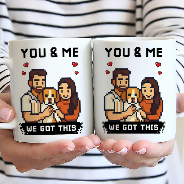Custom Photo Pixel Art Effect Found On The Internet - Personalized Mug Custom Photo Pixel Art Effect Found On The Internet - Personalized Mug