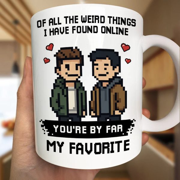 Custom Photo Pixel Art Effect Found On The Internet - Personalized Mug Custom Photo Pixel Art Effect Found On The Internet - Personalized Mug