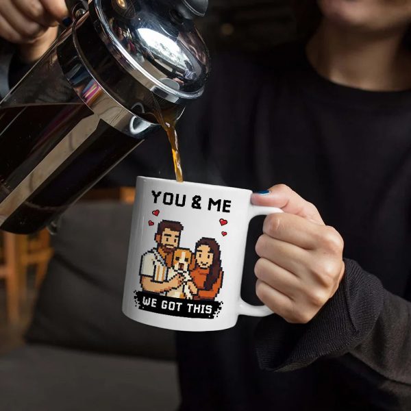 Custom Photo Pixel Art Effect Found On The Internet - Personalized Mug Custom Photo Pixel Art Effect Found On The Internet - Personalized Mug