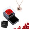 Custom Photo Projection Heart Necklace Gift Set Custom Photo Projection Heart Necklace Gift Set