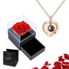 Custom Photo Projection Heart Necklace Gift Set Custom Photo Projection Heart Necklace Gift Set