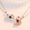 Custom Photo Projection Heart Necklace Gift Set Custom Photo Projection Heart Necklace Gift Set