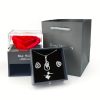 Custom Photo Projection Heart Necklace Gift Set Custom Photo Projection Heart Necklace Gift Set