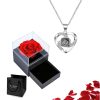 Custom Photo Projection Heart Necklace Gift Set Custom Photo Projection Heart Necklace Gift Set