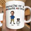 Custom Photo Proud Dog Dad - Personalized Mug Custom Photo Proud Dog Dad - Personalized Mug